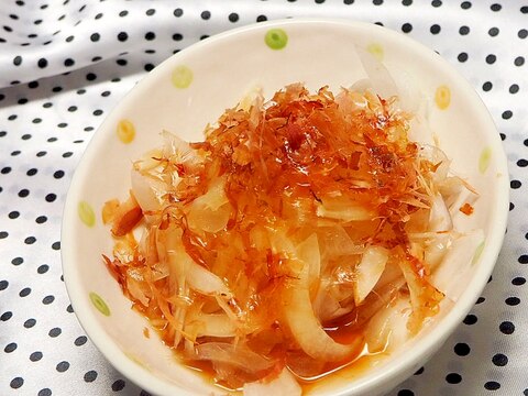 5分で副菜✿和風 新玉ねぎスライス